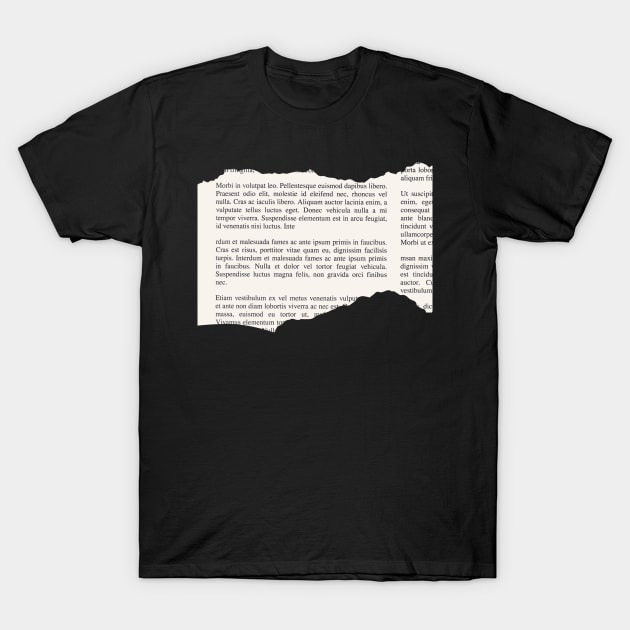 new paper clipping T-Shirt by stupidpotato1